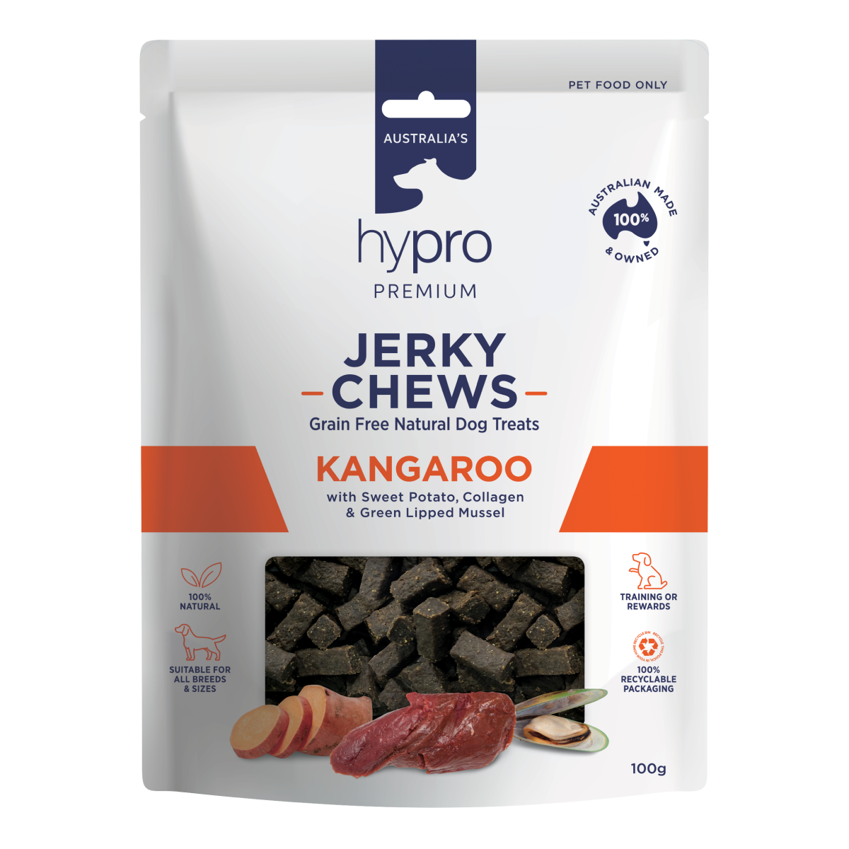 Hypro Premium Jerky Chews Kangaroo