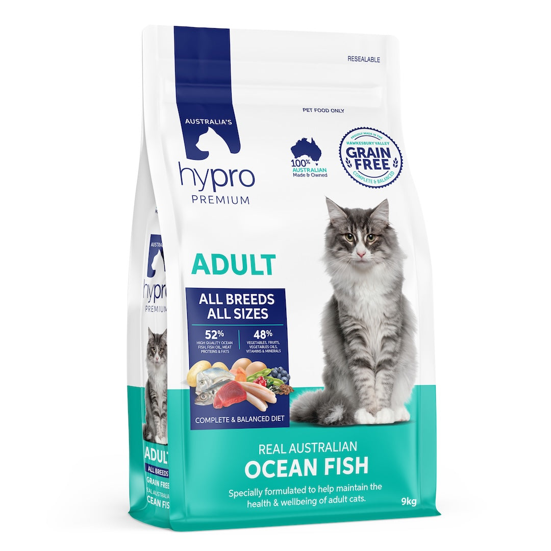 Hypro Premium Grain Free Ocean Fish Kibble - Adult Cat
