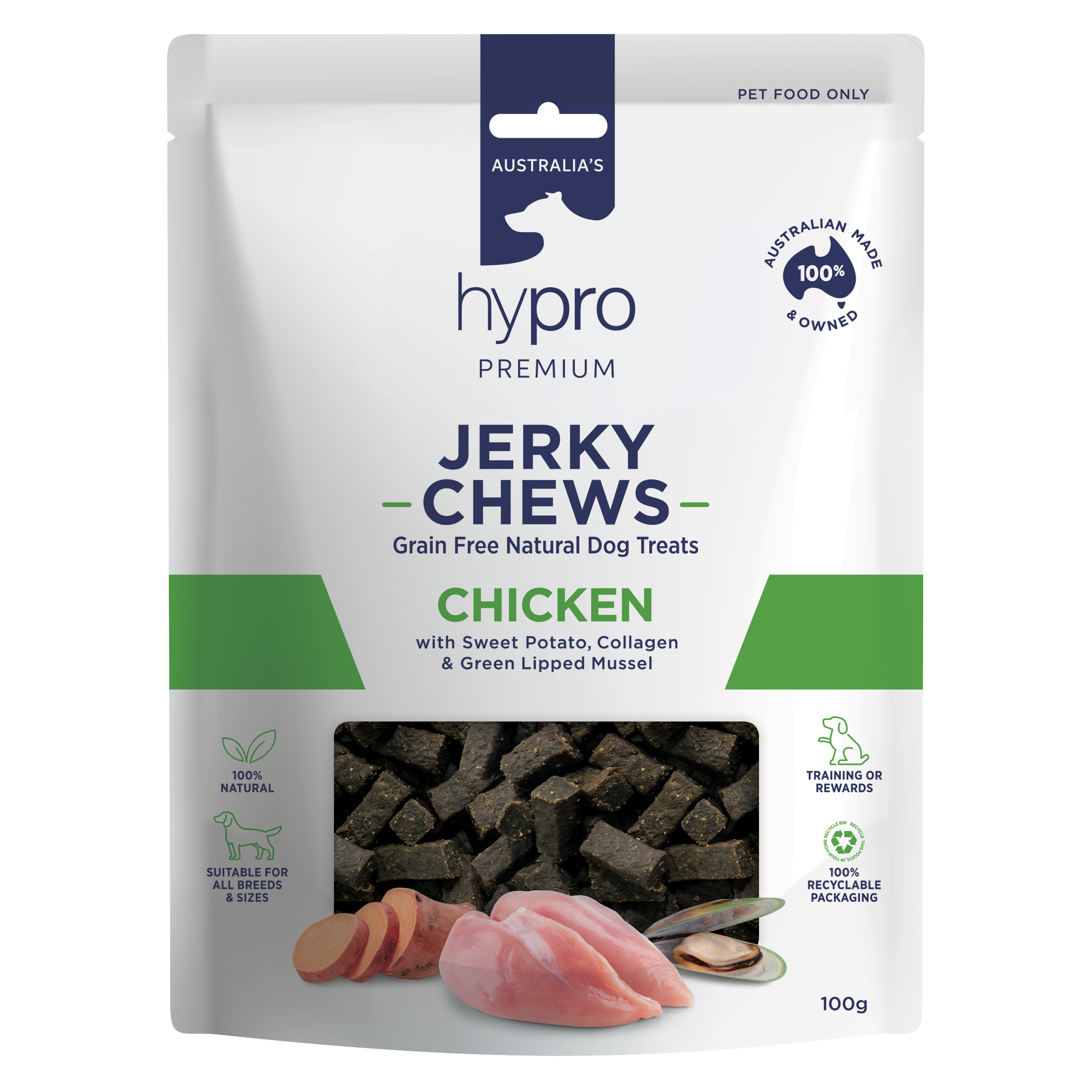 Hypro Premium Jerky Chews Chicken Dog Treats