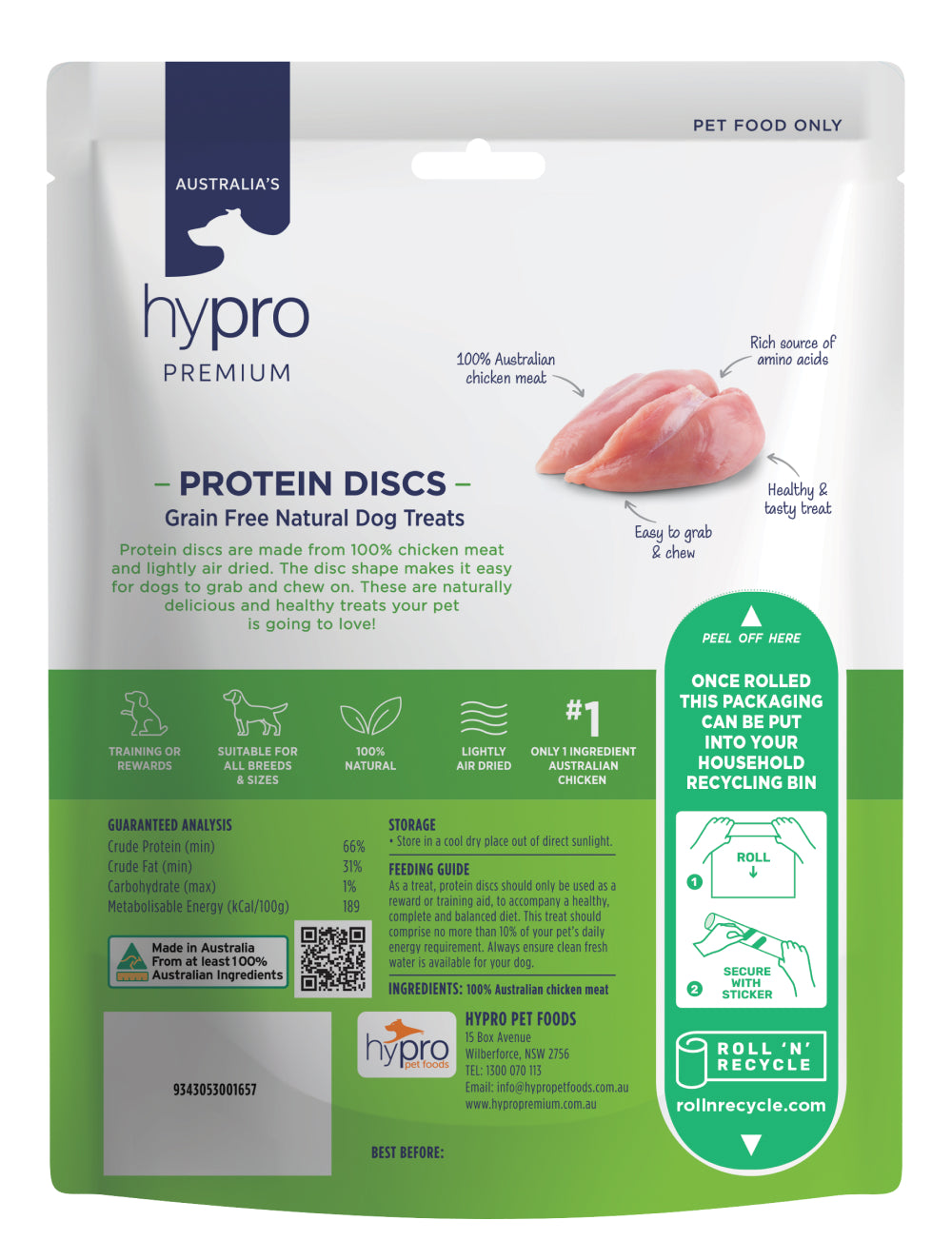Hypro Premium Protein Discs Chicken