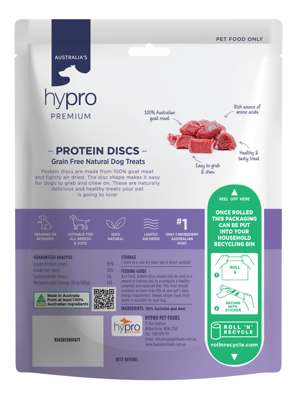 Hypro Premium Protein Discs Goat