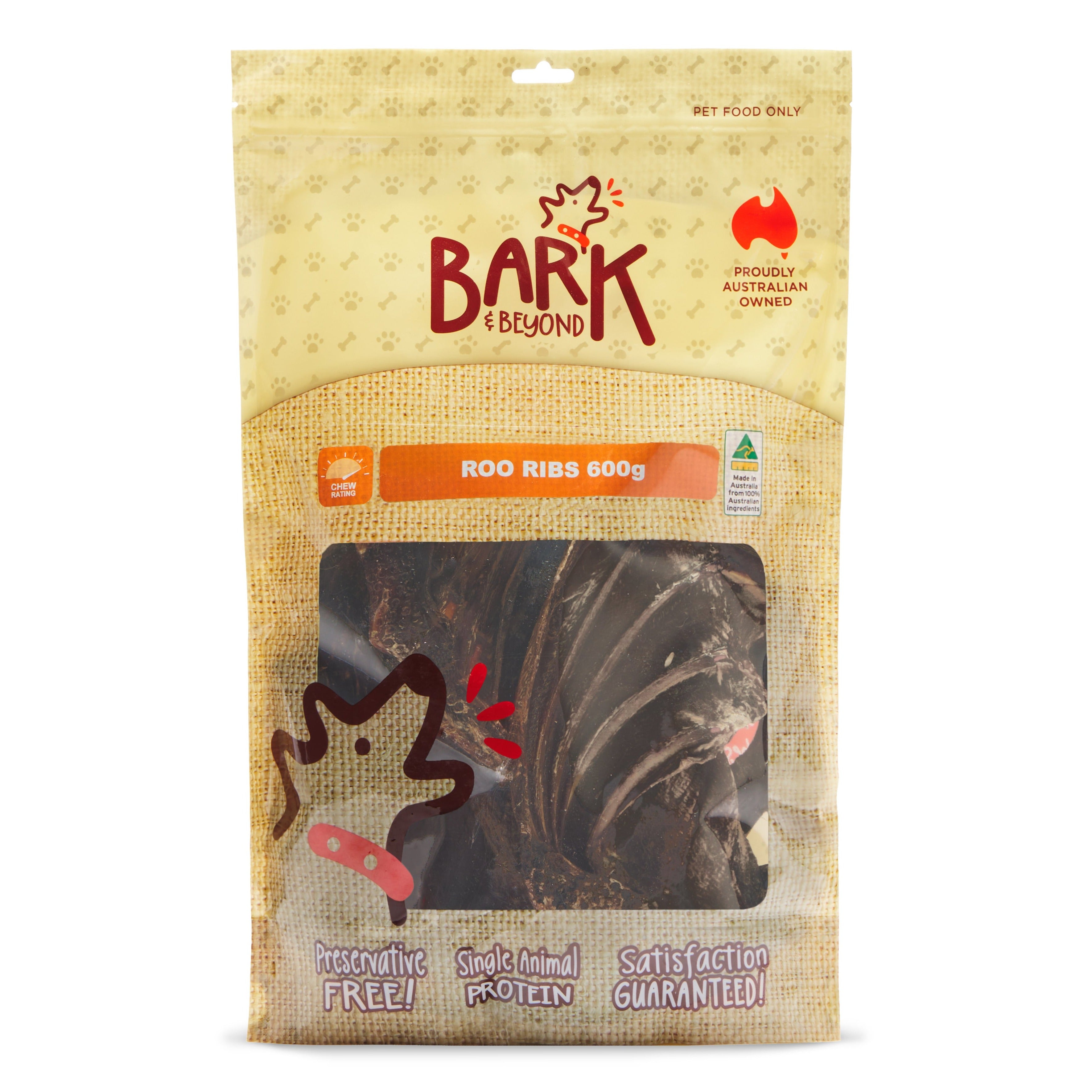 Bark & Beyond Kangaroo Ribs