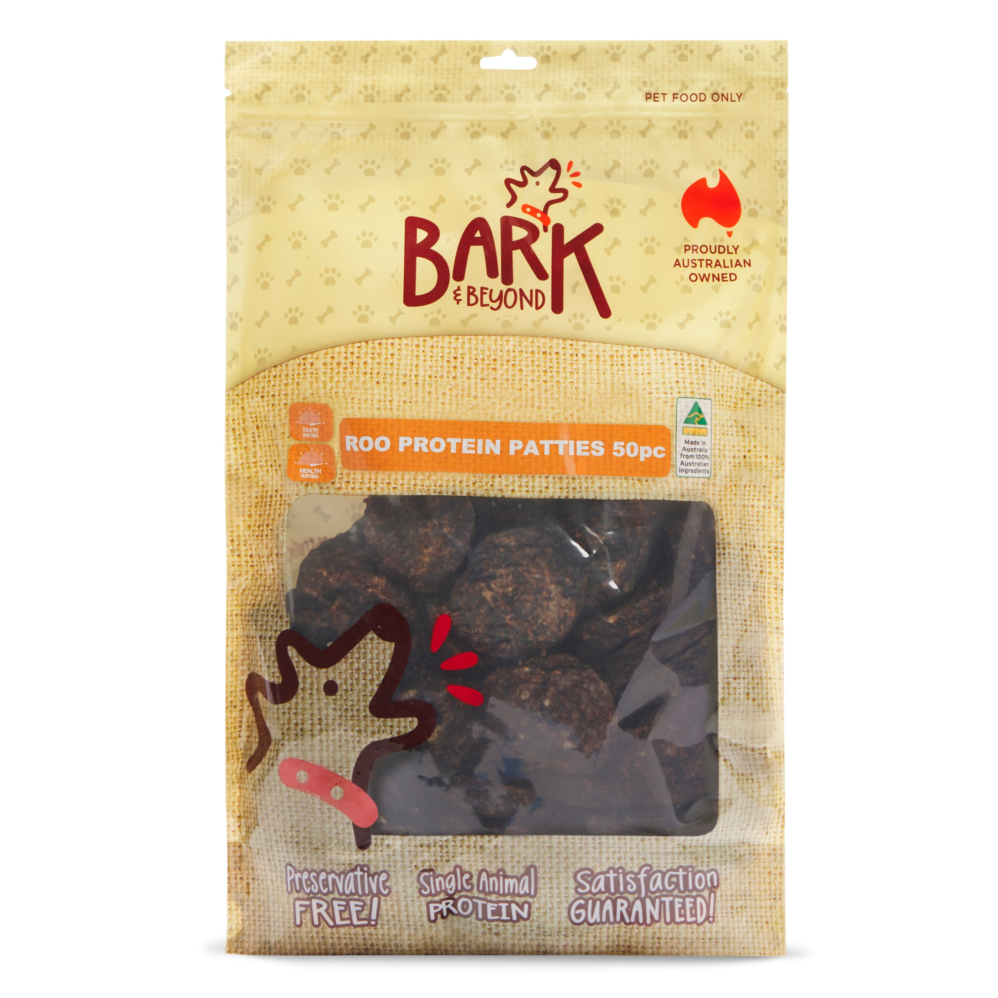 Bark & Beyond Kangaroo Protein Patties