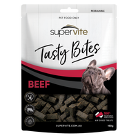 Supervite Tasty Bites Beef Dog Treats