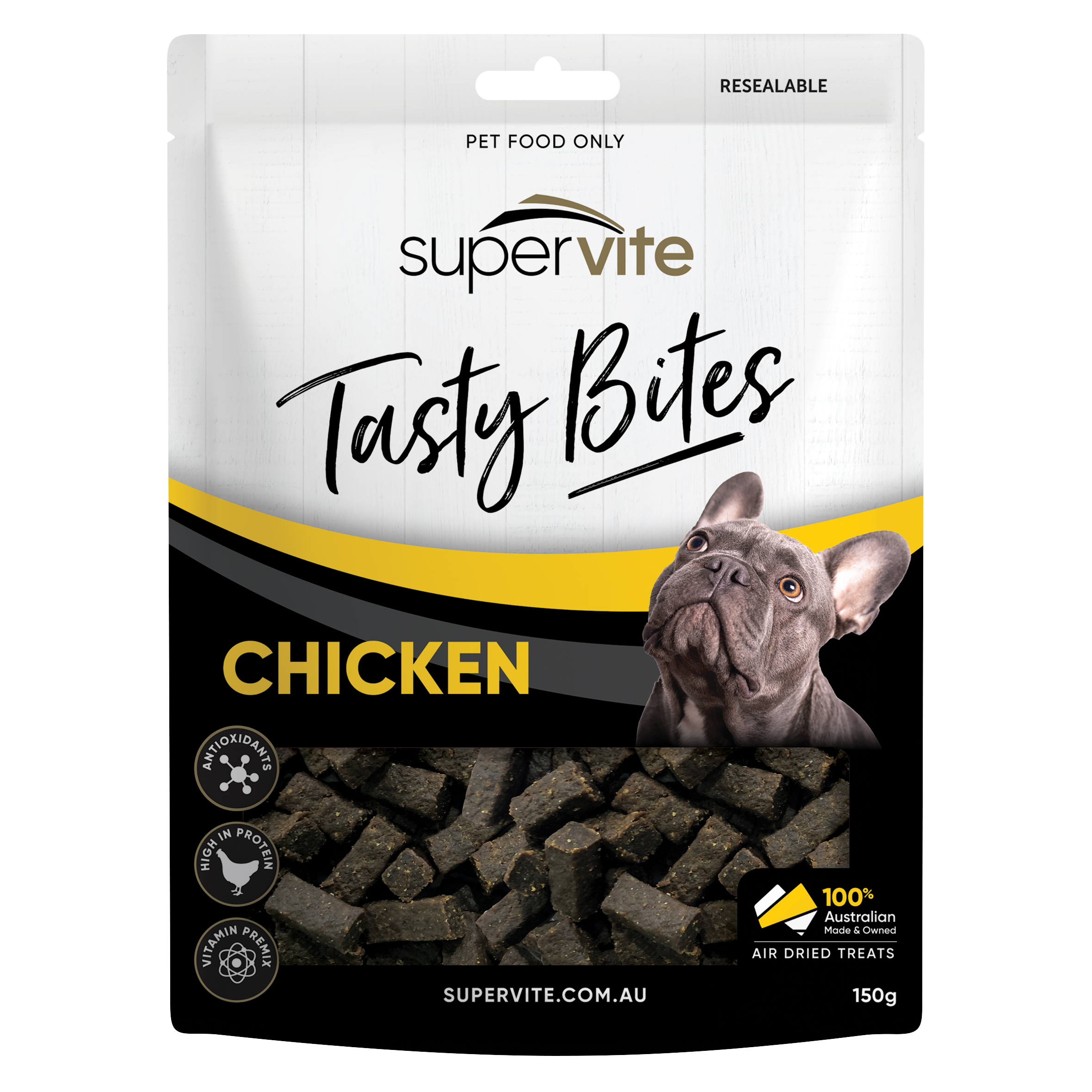 Supervite Tasty Bites Chicken Dog Treats