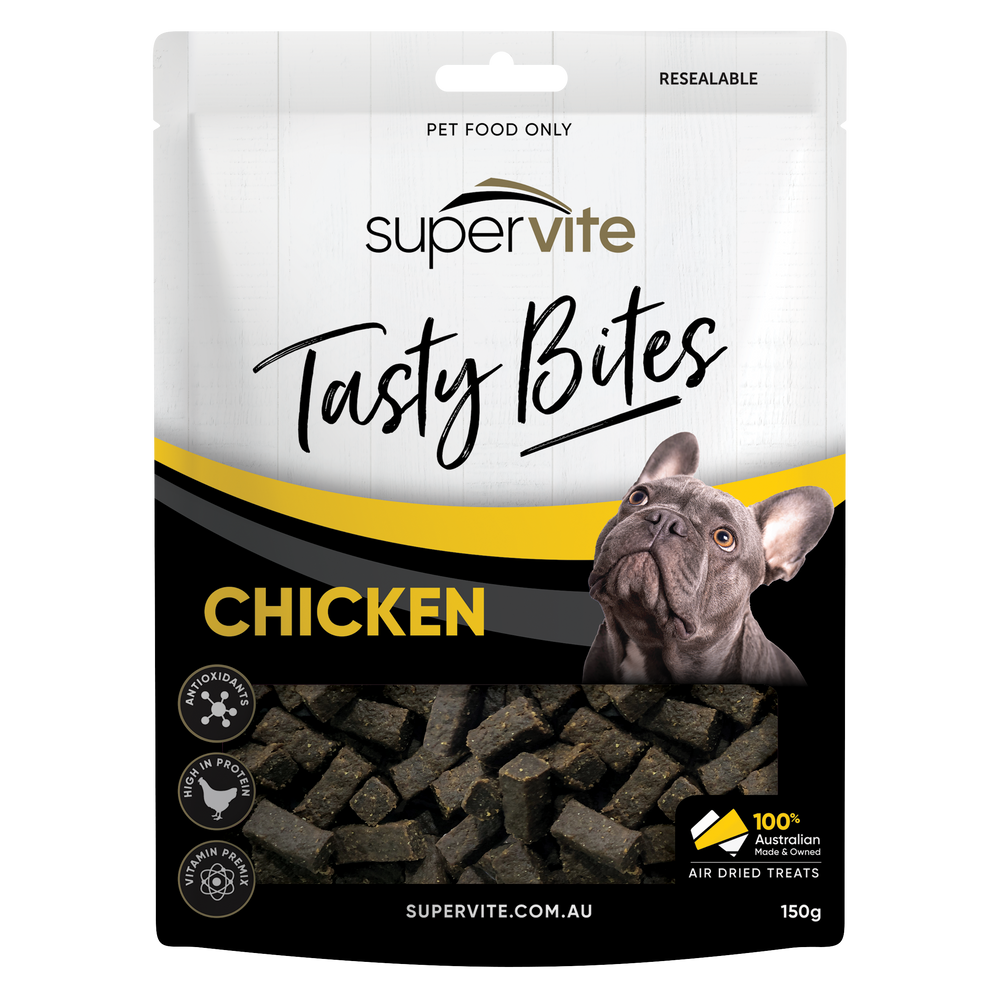 Supervite Tasty Bites Chicken Dog Treats