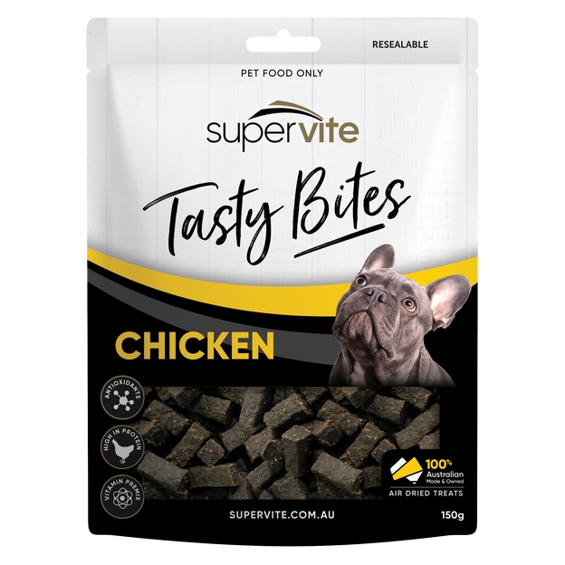 Supervite Tasty Bites Chicken Dog Treats