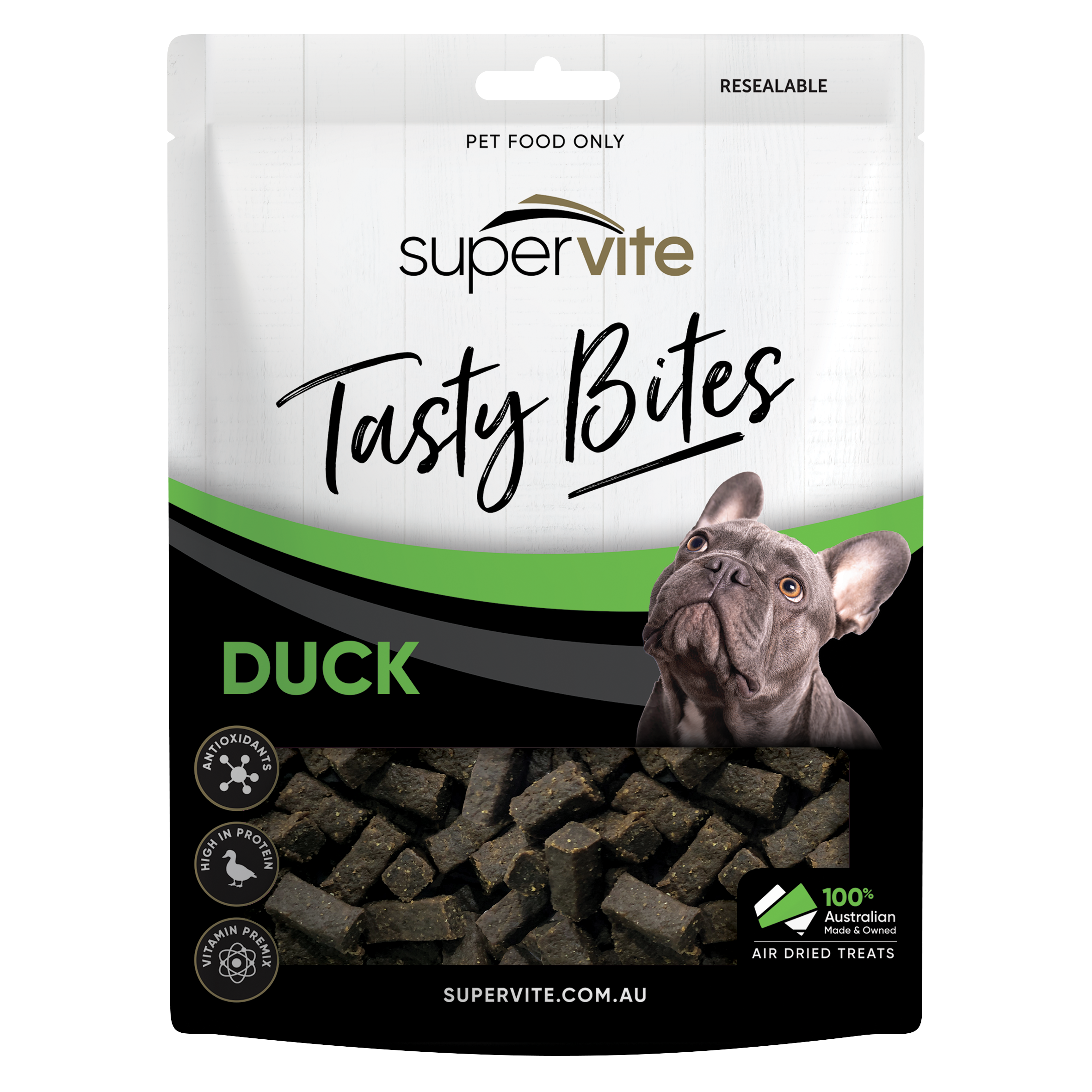 Supervite Tasty Bites Duck Dog Treats