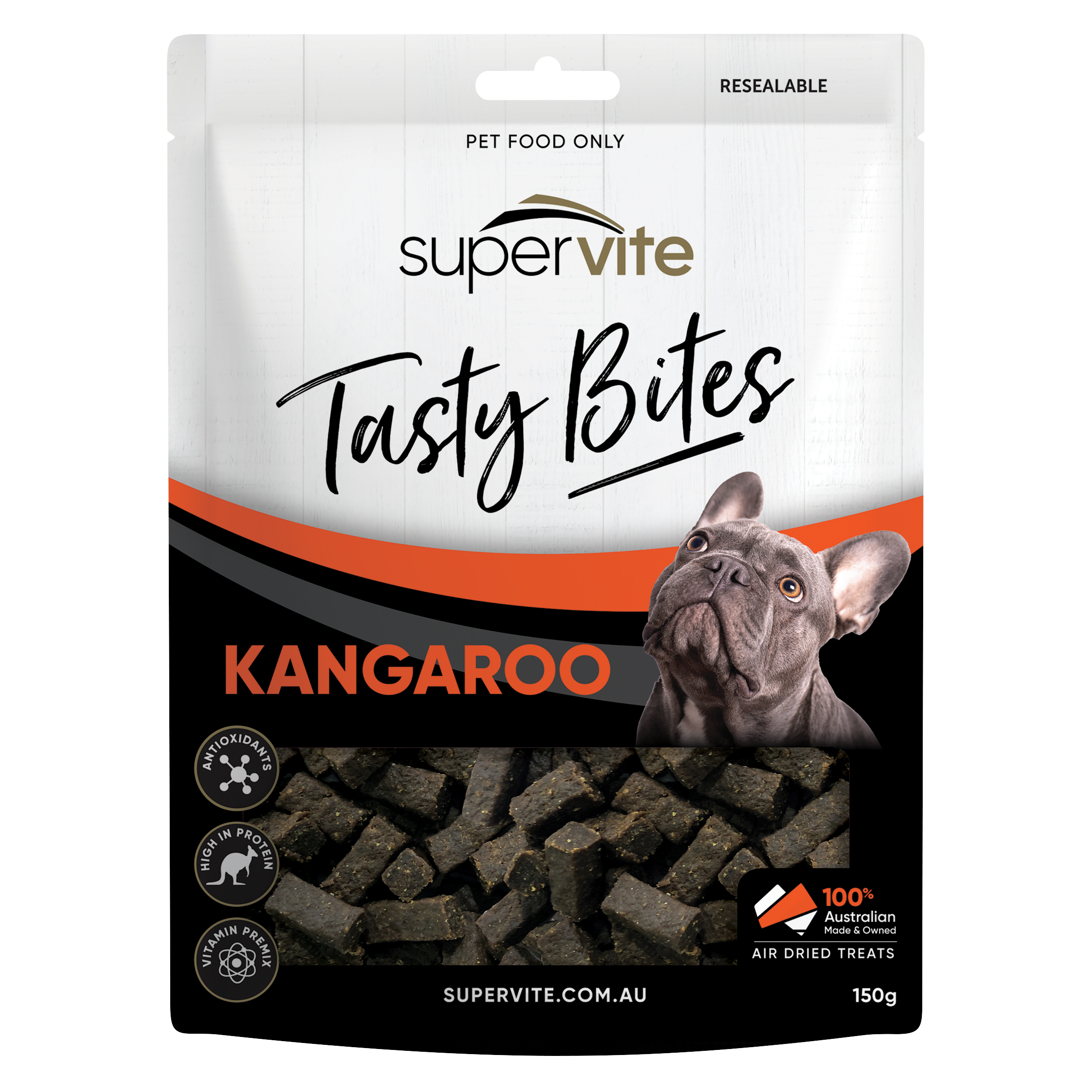 Supervite Tasty Bites Kangaroo Dog Treats